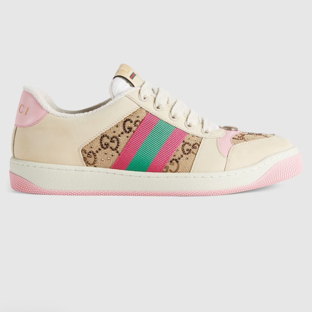 Women's GG Crystal Screener Sneaker Size 36 - Picture 2 of 10